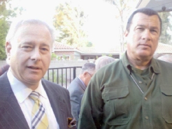 Dennis Wilenchik with "Lawman" Steven Segal